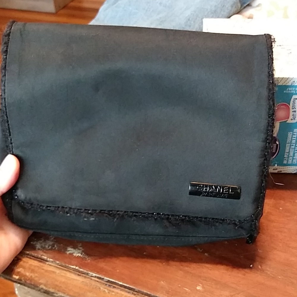 Chanel toiletries bag.
